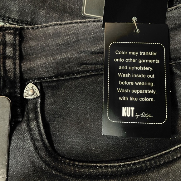 Kut from the Kloth - DIANA Woman’s Black Skinny Stretch Jeans - NWT - Size 10 - Picture 11 of 16